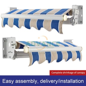 Full Cassette Electric Sun Shade Shelter with Remote Control for <strong>Large</strong> <strong>Terrace</strong> and Swimming Pool Side Sun Protection - Product Image 3