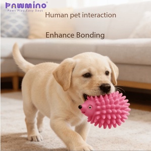 Juguete para perros hecho de goma suave que chilla, duradero para masticar, para la dentición de cachorros y cuidado dental. - Product Image 3