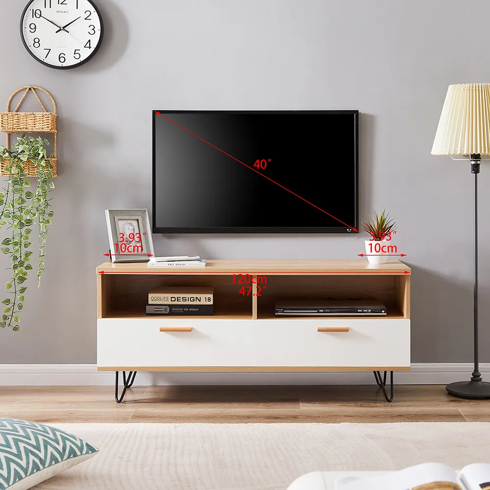 Modern ahşap maç renk büyük kapasiteli mağaza içeriği Tv dolabı TV mobilya