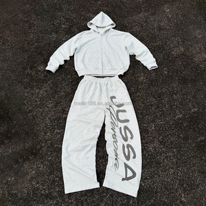 Manufacturers Clothing 3d Embroidery Design Oversized Heavyweight Tracksuit Hoodies Set <b>Jogging</b> <b>Suit</b> Cotton Custom Sweat <b>Suit</b> - Product Image 1