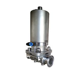 Qinfeng vệ sinh thép không gỉ <span class=keywords><strong>cf8m</strong></span> khí nén Tri kẹp van màng cho phamaceutic thực phẩm đồ uống - Product Image 1