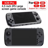 Powkiddy X39 Pro Retro Handheld Game Player 4,3 pulgadas 2500mAh Soporte Multijugador Controladores con cable Consola de juegos.