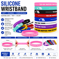 Bracelets en silicone personnalisés inspirants pour les étudiants, les clubs scolaires et les activités jeunesse