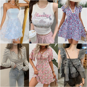 Modegroßhandel Sortiment Bekleidungslieferant Großhandelsballen Fabrik Restposten Sortierte Damenbekleidung Große Größen Tops - Product Image 4