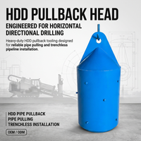 Tête de tirage HDD Drillsoltek 2026 pour le tirage de tuyaux PE, HDPE, PVC par forage directionnel horizontal