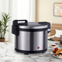 Cuisinière à riz électrique professionnelle en acier inoxydable de 20 L avec fonction d'économie d'énergie pour les hôtels et les restaurants