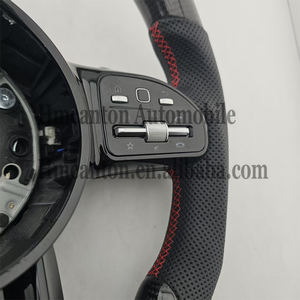 Volant en cuir LED en fibre de carbone populaire pour la vente en gros, compatible avec Mercedes Benz W177 W213 W204 W205 W211 C257 AMG - Product Image 5