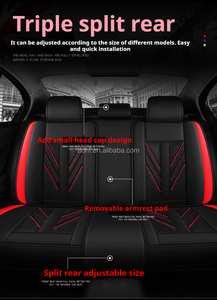 Fundas <span class=keywords><strong>de</strong></span> <span class=keywords><strong>Asiento</strong></span> <span class=keywords><strong>de</strong></span> Coche Deportivas <span class=keywords><strong>de</strong></span> Cuero 5D <span class=keywords><strong>de</strong></span> Lujo <span class=keywords><strong>para</strong></span> Todas las Estaciones, Nuevo Diseño, Impermeables, Resistentes al Desgaste, Transpirables, Cobertura Total - Product Image 3
