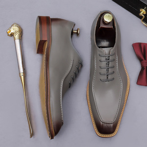 Chaussures en cuir décontractées et élégantes de style britannique, version coréenne, en cuir véritable, style Oxford, pour jeunes hommes. - Product Image 6