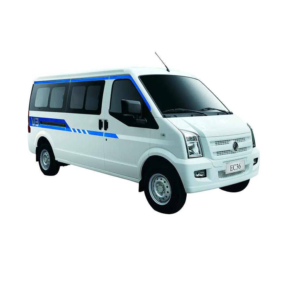 DFSK EC36 ev minivan LHD elektrikli araç 300 km şarj başına 100 km/saat hız elektrikli 7 yolcu mini otobüs satılık