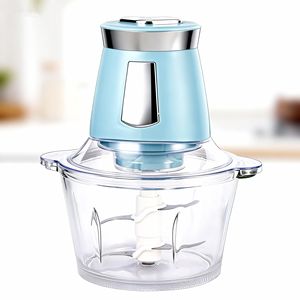 Electric Food Chopper Meat Grinder Stainless Steel Blades <b>AC</b> Motor Household Appliance - Product Image 2