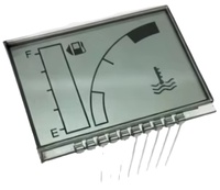 Layar Panel LCD HTN STN untuk Panel Instrumen Ford Fiesta Ecosport 40x34mm dengan Lampu Latar LED, Grosir, Siap Kirim, Harga Pabrik