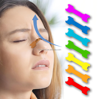 Bandes nasales colorées personnalisées avec logo, extra résistantes, anti-ronflement, OEM, pour une meilleure respiration, idéales pour le sport et le soulagement.