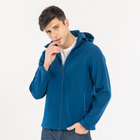 Veste souple de haute qualité hommes coupe-vent chaud randonnée vestes vêtements de randonnée imperméable respirant manteau