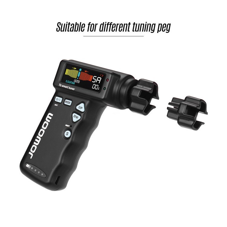 JOWOOM T2 Multi-functional Smart Guitar Tuner & String Winder for