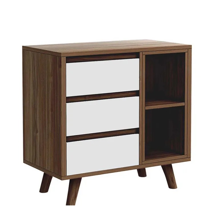 Elegante Atmosphäre zu Ihrem Zuhause Einzigartiges Design Holz Living RoPerfect Möbel Kombiniert Retro und Modern Woodom Divider Cabinet