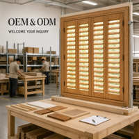Volets de plantation, revêtements de fenêtres, fabricant OEM ODM, fournisseur en gros pour les acheteurs résidentiels, commerciaux et hôteliers