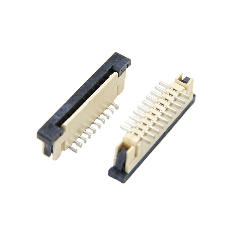 1,0 мм шаг FPC FFC соединитель 14Pin Botton Contact SMT H = 1,5 мм слайд-замок соединитель Fpc