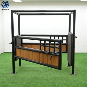 Equipo <span class=keywords><strong>de</strong></span> Contención <span class=keywords><strong>de</strong></span> Caballos <span class=keywords><strong>de</strong></span> Acero <span class=keywords><strong>de</strong></span> Alta Resistencia, Chute Manual con Agarre para la Cabeza para Manejo <span class=keywords><strong>de</strong></span> Caballos en Ranchos - Product Image 1