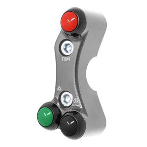 Interruttore Manubrio Destro per Triumph Street Triple 765 R (Fori Allineati) (Titanio) - Product Image 4