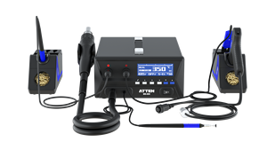 Estación <span class=keywords><strong>de</strong></span> Retrabajo MS-900 Nueva <span class=keywords><strong>de</strong></span> 900W con <span class=keywords><strong>Pistola</strong></span> <span class=keywords><strong>de</strong></span> Aire Caliente, Soldador y <span class=keywords><strong>Pistola</strong></span> <span class=keywords><strong>de</strong></span> <span class=keywords><strong>Succión</strong></span> <span class=keywords><strong>de</strong></span> Estaño para Reparación - Product Image 1