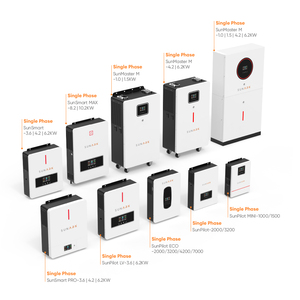 Inversor y Batería de Litio Todo en Uno Sunark de 5Kw 6Kw 8Kw 10Kw, Inversor de Almacenamiento de Energía Solar con Batería Integrada para el Hogar - Product Image 3