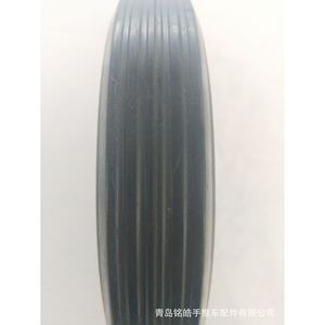 Rueda de Goma Sólida de 8 Pulgadas Qingdao Minghao, Capacidad de Carga de 120 kg, Gris, Uso Industrial - Product Image 5