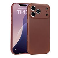 Étui de téléphone en cuir de vachette pleine fleur pour iPhone 18/18 Pro/18 Pro Max, coque intégrale avec aimant, vente en gros, fabricant OEM