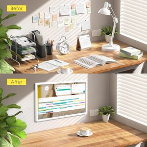 2025 Tường Màn Hình Cảm Ứng 21.5 Inch Kỹ Thuật Số Lịch 6 + 128G 1080P Wifi Thông Minh Chia sẻ Nhà/Văn Phòng Kế Hoạch Bằng Giọng Nói Tương Tác/Ứng Dụng Văn Bản - Product Image 5