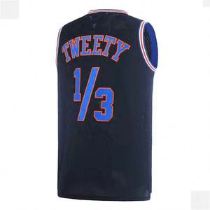 Personnalisé #3 <span class=keywords><strong>Iverson</strong></span> <span class=keywords><strong>Allen</strong></span> US College Retro Basketball Uniforme Basketball Jersey Design Royal Blue - Product Image 1