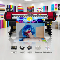 Imprimantes Jet d'Encre Automatiques Grand Format Éco-Solvant pour Bannières, Vinyles, Panneaux Publicitaires, Têtes XP600 I3200, Impression Textile par Sublimation