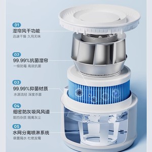 Humidificateur Midea 4.1-6L silencieux pour la maison, la chambre, le bureau, avec minuterie et faible niveau sonore - Product Image 4