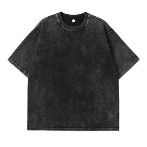 เสื้อยืดวินเทจฟอกสีพิมพ์ลาย DTG เสื้อยืดกราฟิกขนาดใหญ่พิมพ์ลาย - Product Image 5