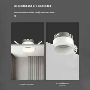 Plafonnier encastré LED anti-éblouissement de bonne qualité Tuya Saa Pot Lighting Down Led Recess Ceiling <span class=keywords><strong>Spot</strong></span> Spotlights Ceiling Light Downlight - Product Image 2