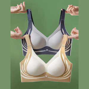 2pcs High-End New Arrivals Bras Good Quality Seamless Contrasting Bra Design for Plus Size <b>Girls</b> Women's <b>Underwear</b> New Listings - Product Image 1