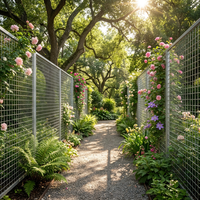 Grillage soudé galvanisé écologique pour clôture de jardin, enclos à poulets, cages à volailles et lapins, filet pour volailles, maille carrée
