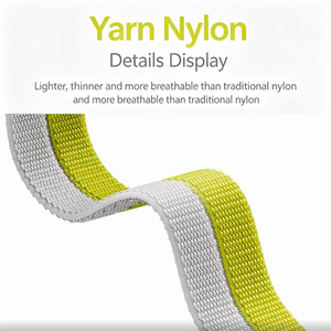 Cinturino Traspirante Regolabile in Morbido Tessuto di Nylon per <span class=keywords><strong>Apple</strong></span> <span class=keywords><strong>Watch</strong></span>, per IWatch, per Donne e Uomini - Product Image 5