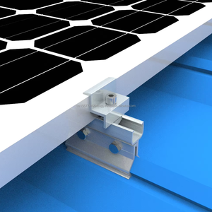 Durabiity Standard L Pies Solución de instalación fotovoltaica Techo de estaño corrugado VS Techo de montaje solar en techo anodizado - Product Image 6