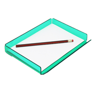 Plateau à lettres pour dossiers, dossier en acrylique, large porte-papier, organisateurs de bureau, rangement de dossiers