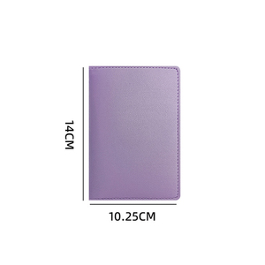 最新デザインヴィンテージPUレザー防水カスタムロゴユニセックス屋外旅行パスポート銀行カードカバー - Product Image 6