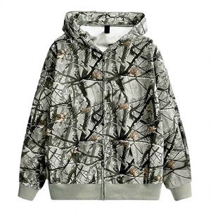 เสื้อสเวตเชิ้ตผู้ชายทรงปกติ ผ้าฝ้าย 100% แบบลำลอง ถักทอสำหรับฤดูหนาว ซิป ¼  ปักลาย กันลม ปรับแต่งได้ บริเวณไหล่ - Product Image 3