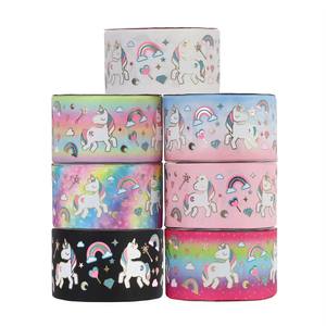 주문 제작 인쇄 이드 리본 100% 폴리에스터 양면 열전사 호일 기술 고품질 롤 - Product Image 6