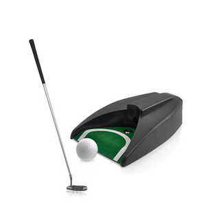 Dispositif de retour automatique de balles de golf pour bureau, personnalisé en usine, avec coupelle de putting intégrée, aide à l'entraînement de putting sur green avec retour automatique - Product Image 1