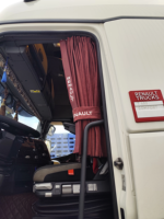 Kits d'intérieur universels de luxe en suède, 3 pièces, rideaux de camion, lambrequins pour camions Sitrak/Howo/DAF/SCANIA/MAN/ACTROS/FAW