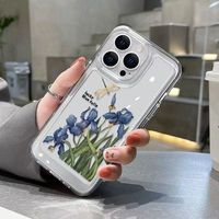 Coque de téléphone portable antichoc imprimée pour iPhone 8 X Xr Xs 11 12 13 14 15 16 17 Pro Max