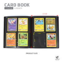 CB002 Classeur de cartes à collectionner personnalisé à 4 pochettes, classeur de protection Magic, fabriqué en PP, impression par gravure