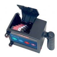 Impresora de inyección de tinta portátil de 4 cabezales Handjet de 100 cm al por mayor, máquina de codificación por lotes con pantalla táctil de 7 pulgadas para letreros de madera y cartón