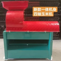 Décortiqueuse de maïs automatique à petite échelle avec roues à vendre – Taux de décorticage élevé