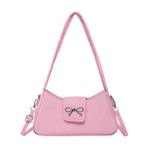 Ladies' bag 2026 new bow tie girls' bag fashionable and casual ladies' hand-held shoulder bag - Product Image 6
