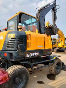 2020ขนาดเล็ก6ตันฮุนได60-7W รถขุดมีล้อ - Product Image 2